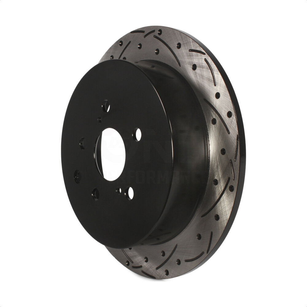 DS-One Rear Disc Brake Rotor For 2020-2023 Nissan Sentra - Bi-Directional Drilled & Slotted