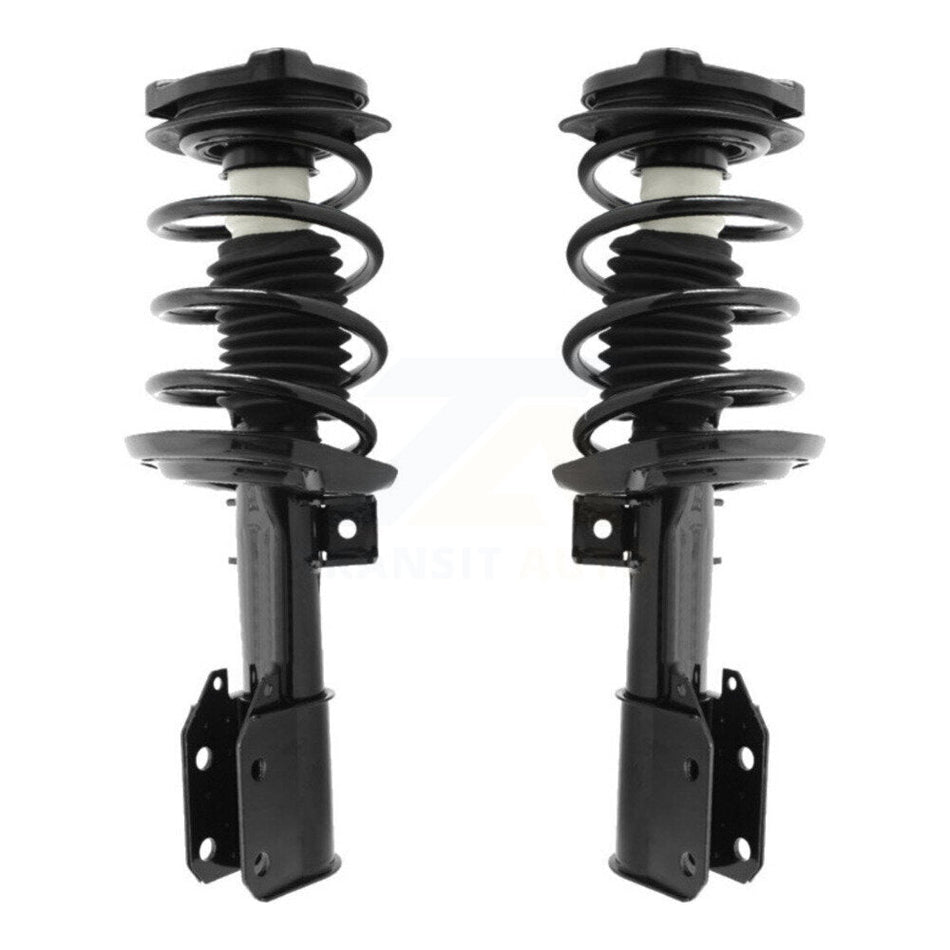 Front Complete Suspension Shocks Strut And Coil Spring Mount Assemblies Pair For Mercedes-Benz C300 C250 C350 C230 Excludes Rear Wheel Drive; W204 Chassis AWD Left Right Side K78A-100042 by Transit Auto