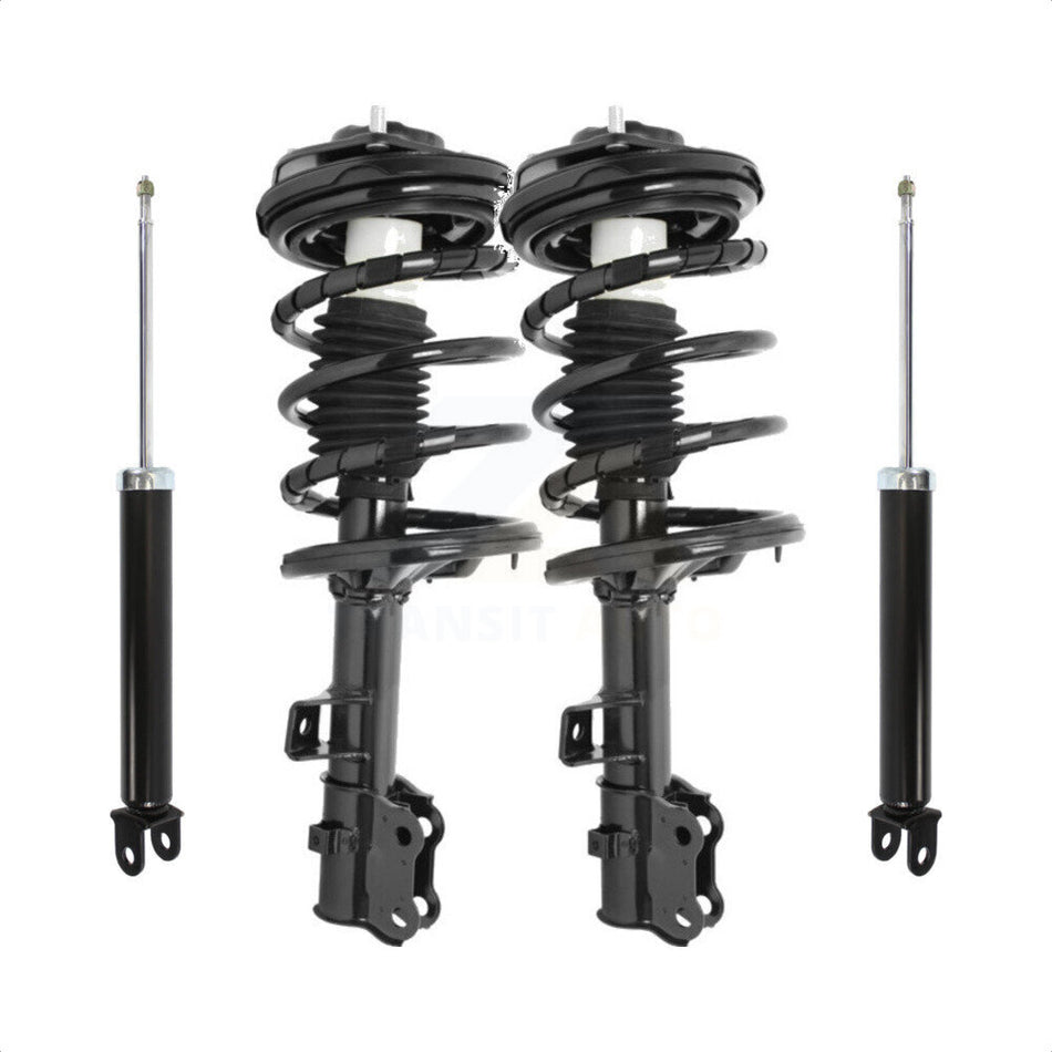 Front Rear Complete Suspension Shocks Strut And Coil Spring Mount Assemblies Kit For Kia Optima Rondo Magentis - Left Right Side (Driver Passenger) K78M-100084 by Transit Auto