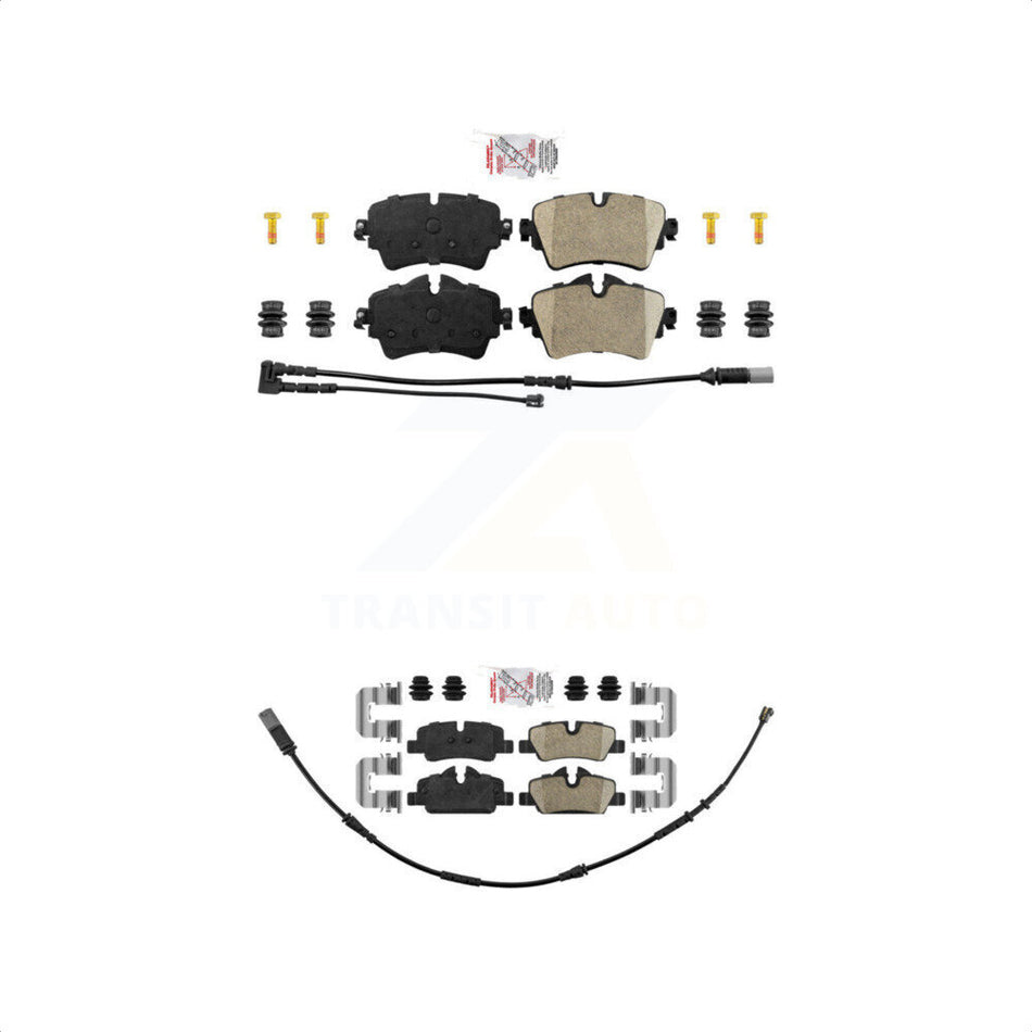 AmeriBRAKES Front Rear Ceramic Disc Brake Pads Kit For Mini Cooper KNF-100683