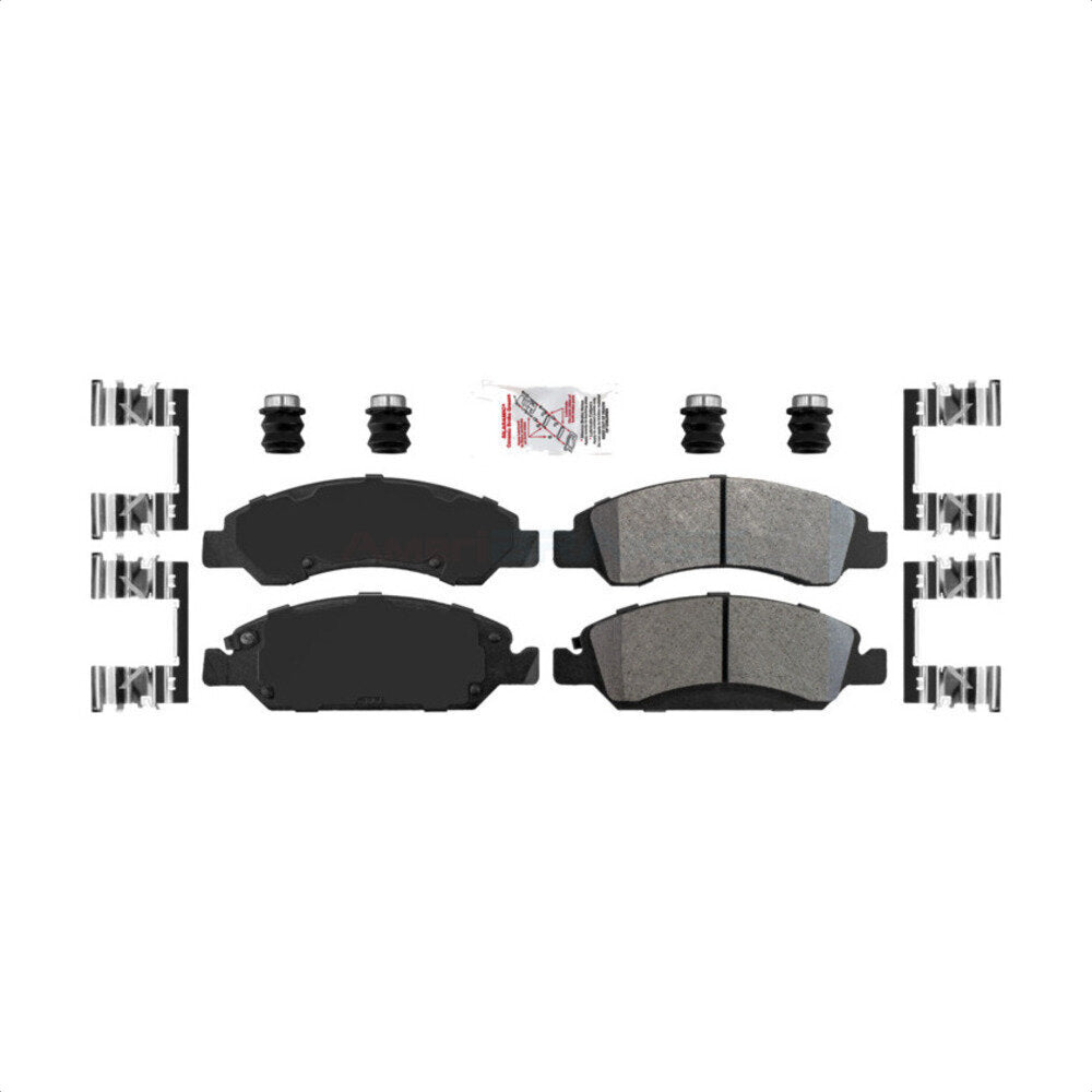 Front Ceramic Brake Pads D1363 - Fits Chevy Silverado, Tahoe, Suburban, GMC Sierra, Yukon & More (2005-2020 Models)