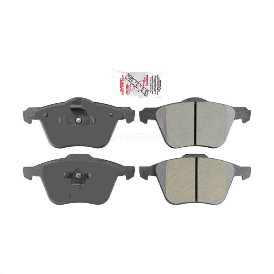 Front Semi-Metallic Disc Brake Pads NWF-PRM979 For 2003-2014 Volvo XC90 With 316mm Diameter Rotor by AmeriBRAKES