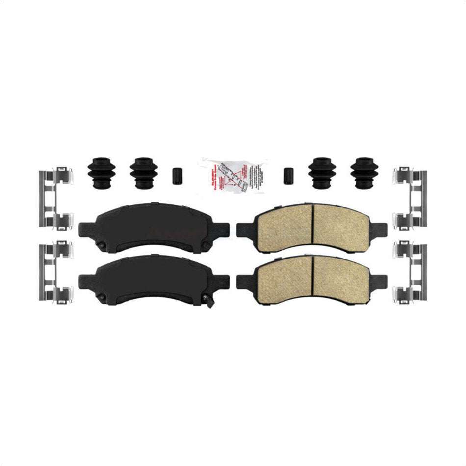 Front Ceramic Disc Brake Pads NWF-PTC1169A For Chevrolet Traverse GMC Acadia Buick Enclave Saturn Outlook Limited by AmeriBRAKES