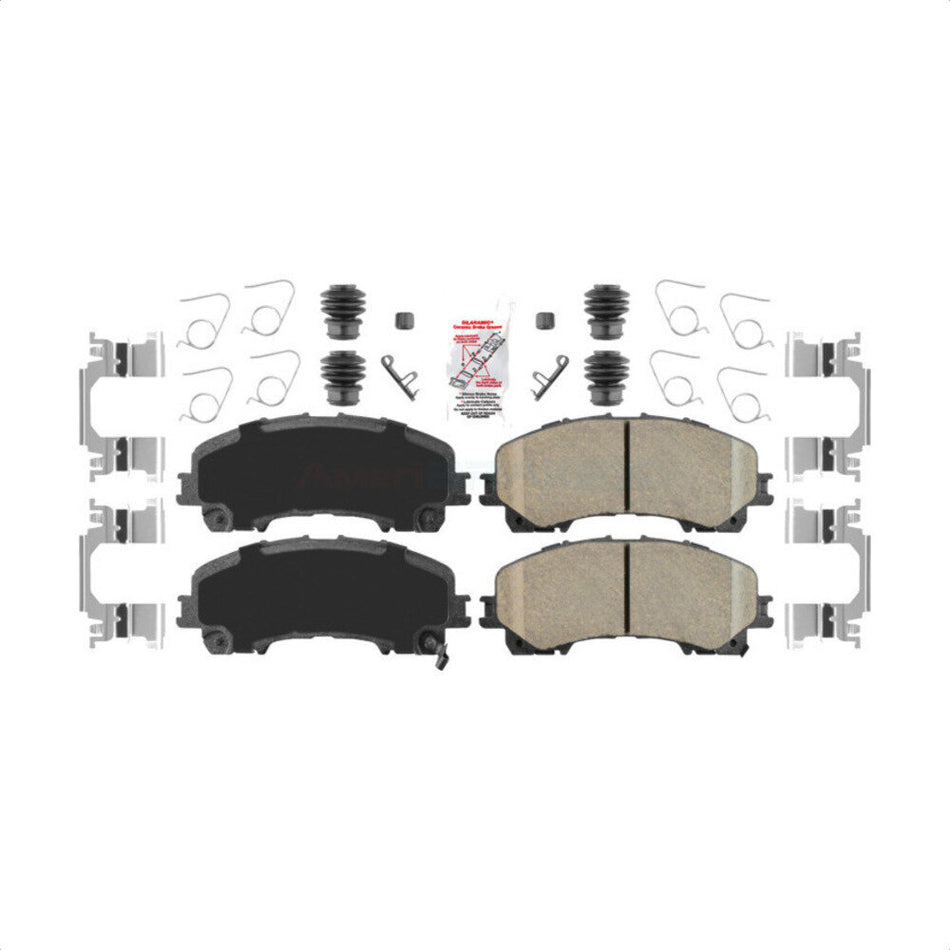 Front Ceramic Disc Brake Pads NWF-PTC1736 For Nissan Rogue INFINITI Q50 QX50 Q60 QX55 by AmeriBRAKES