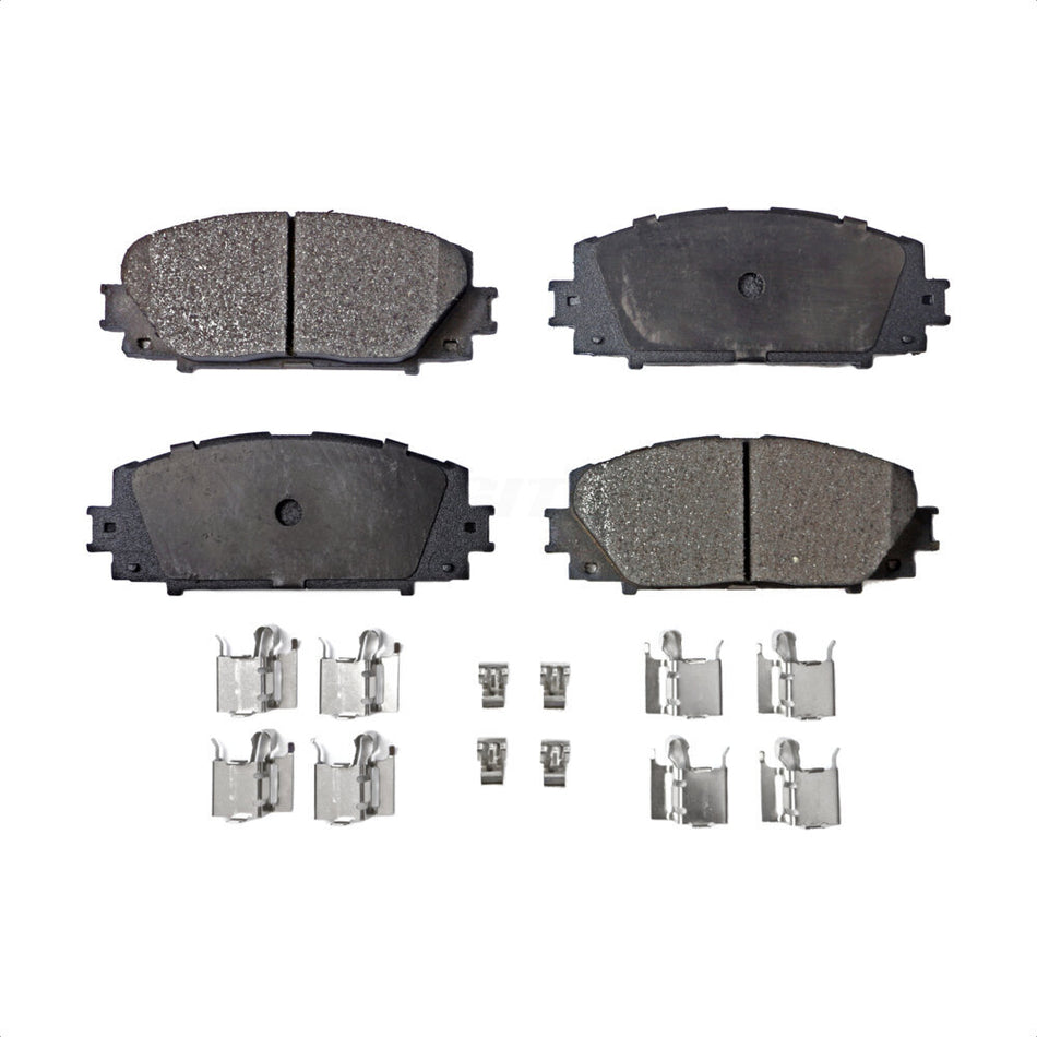 Front Semi-Metallic Disc Brake Pads PPF-D1184 For Toyota Yaris Prius C Scion iQ by Positive Plus