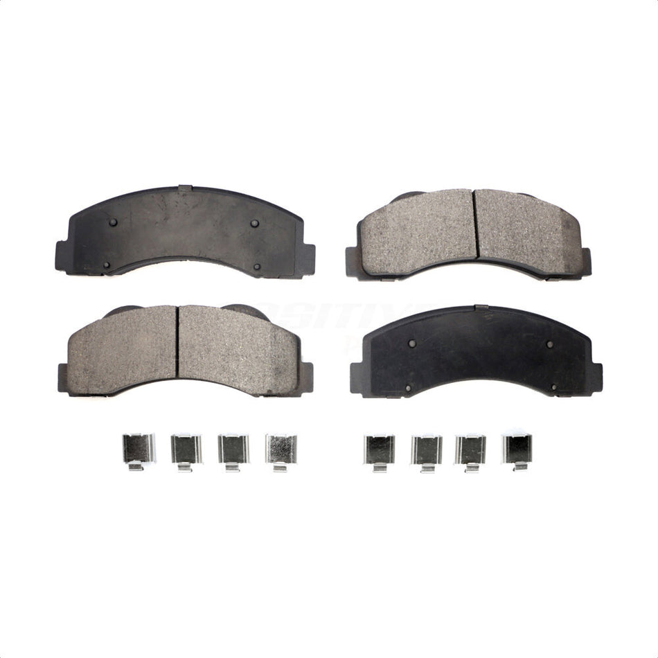 Front Semi-Metallic Disc Brake Pads PPF-D1414 For Ford F-150 Expedition Lincoln Navigator by Positive Plus