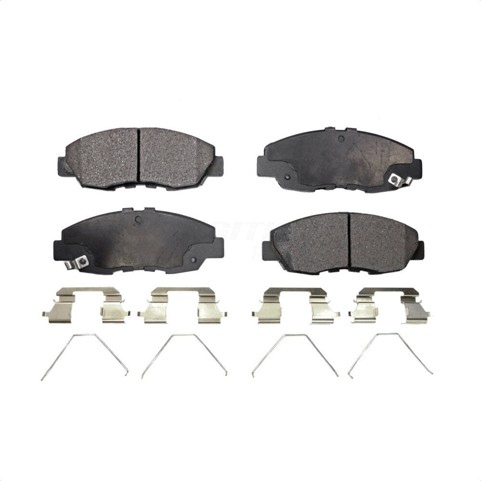 Front Semi-Metallic Disc Brake Pads PPF-D1578 For Honda Civic by Positive Plus