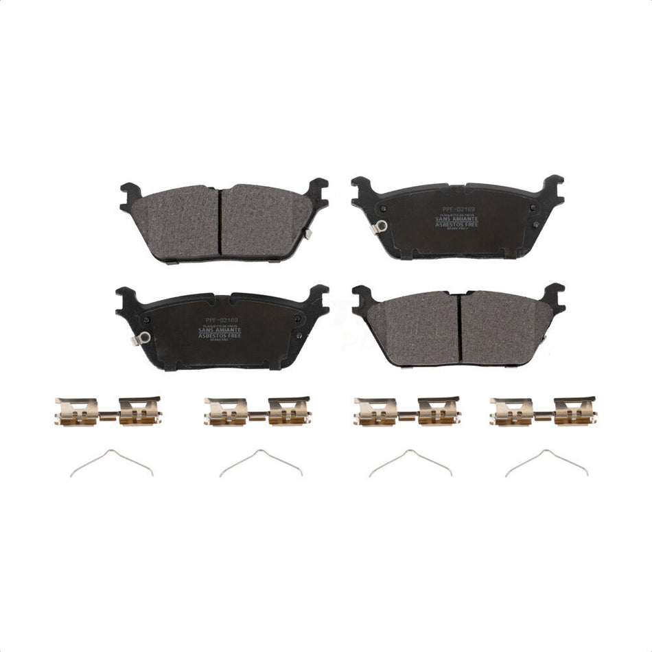 Semi-Metallic Disc Brake Pads PPF-D2169 For Ram 1500 Jeep Wagoneer Grand by Positive Plus