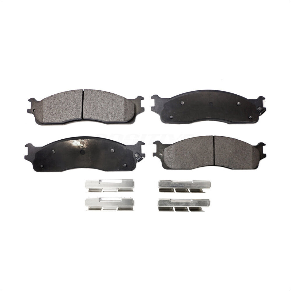 Front Semi-Metallic Disc Brake Pads PPF-D965 For Dodge Ram 2500 1500 3500 by Positive Plus