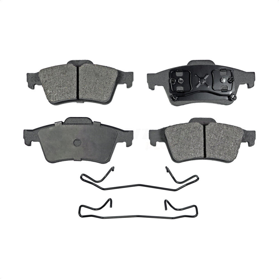 Rear Semi-Metallic Disc Brake Pads PPF-D973 For Mazda 3 Saab 9-3 5 by Positive Plus