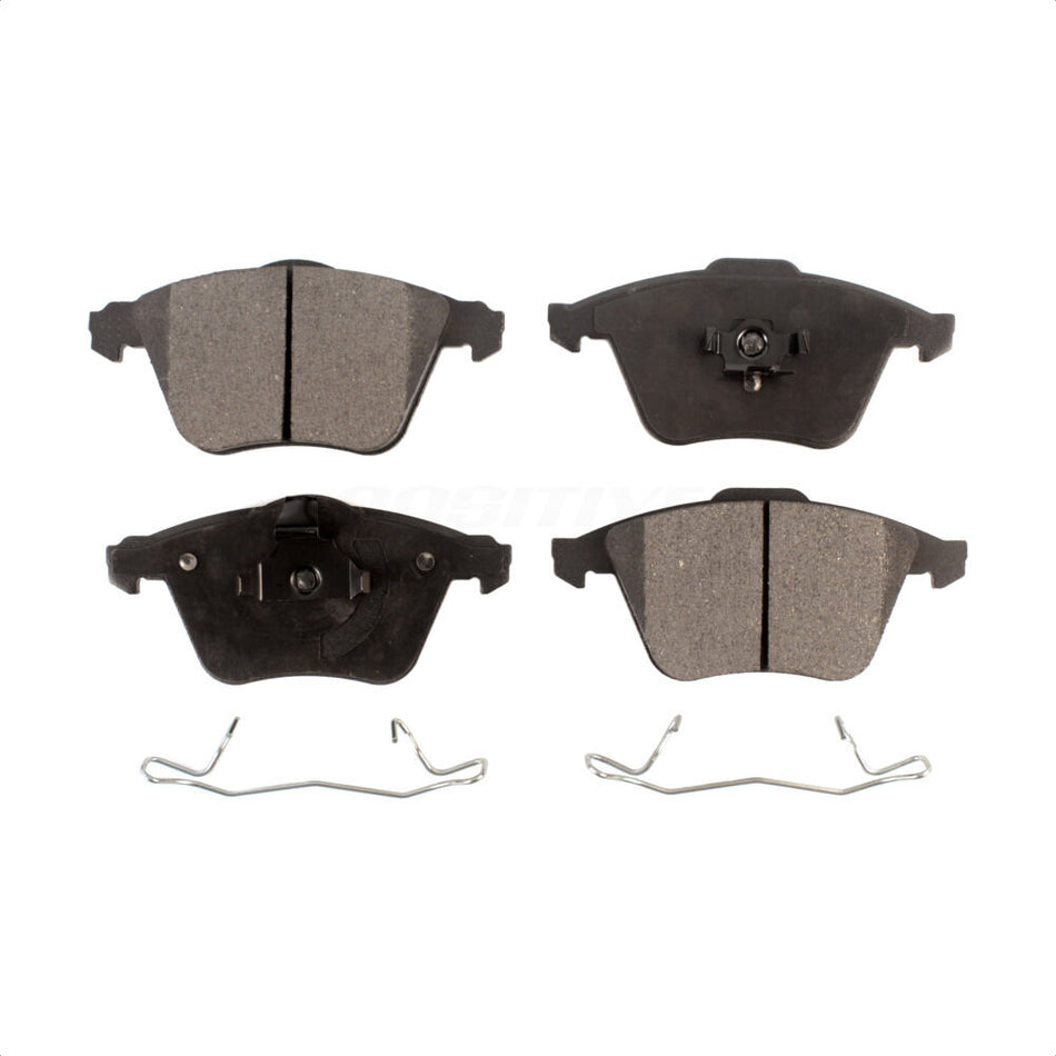Front Semi-Metallic Disc Brake Pads PPF-D979 For 2003-2014 Volvo XC90 With 316mm Diameter Rotor by Positive Plus