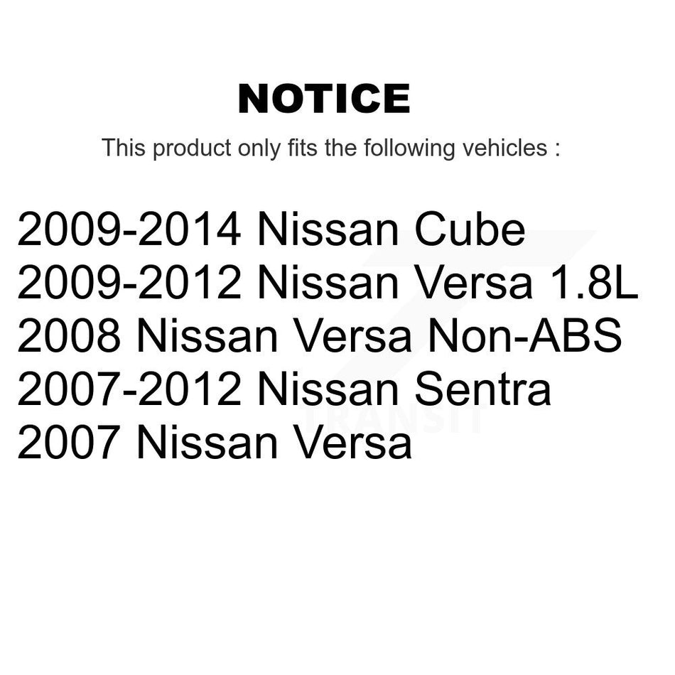 Rear Drum Brake Wheel Cylinder 14-WC370212 For Nissan Sentra Versa Cube