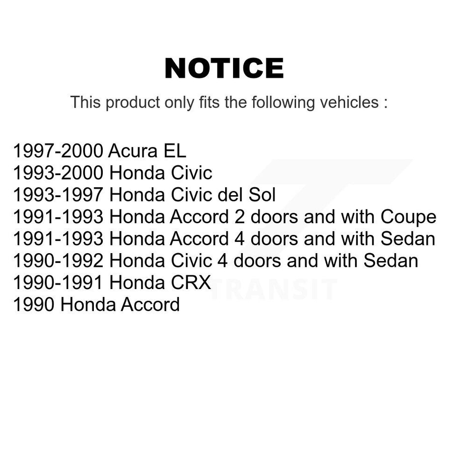 Rear Right Drum Brake Wheel Cylinder 14-WC37847 For Honda Civic Accord del Sol CRX Acura EL