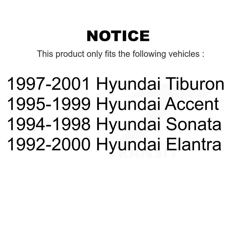 Rear Left Drum Brake Wheel Cylinder 14-WC37977 For Hyundai Elantra Tiburon Accent Sonata