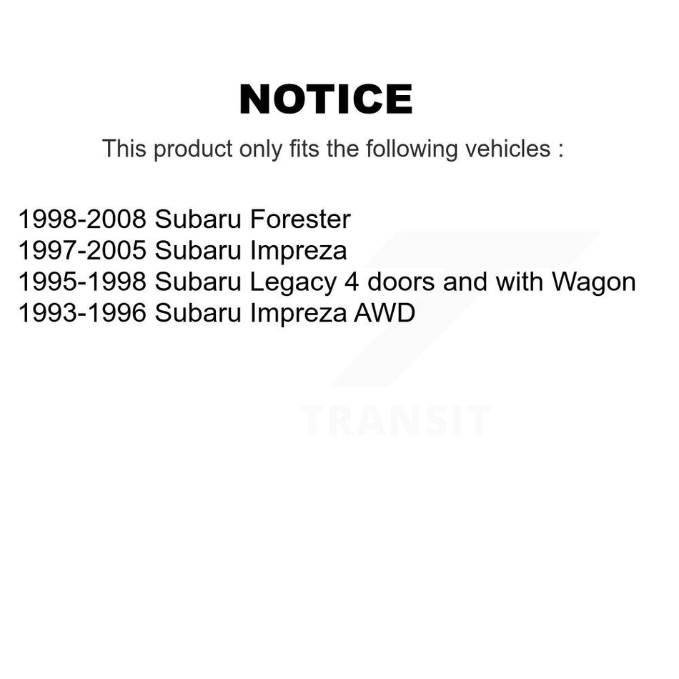 Rear Drum Brake Wheel Cylinder 14-WC37983 For Subaru Forester Impreza Legacy