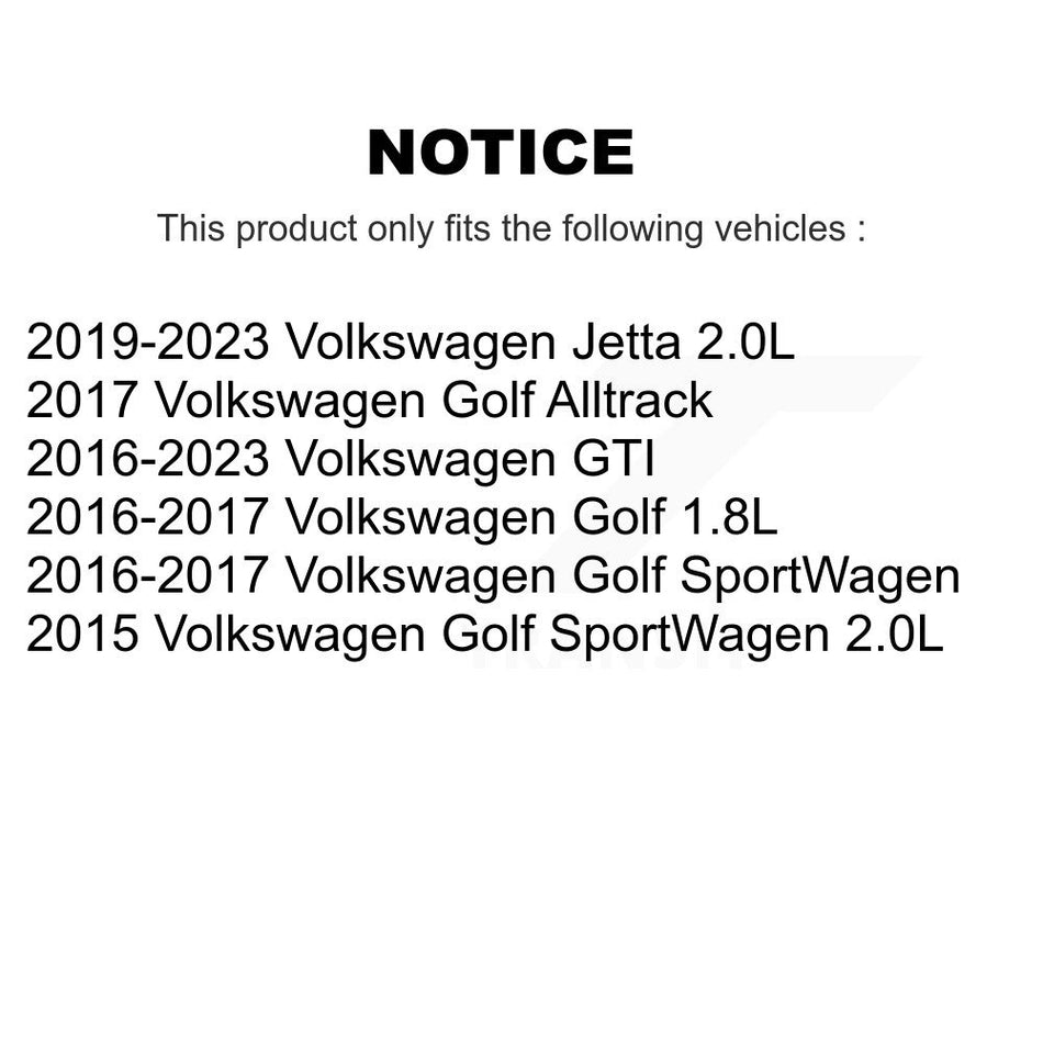 Air Filter 57-WA10418 For Volkswagen Jetta GTI Golf SportWagen Alltrack