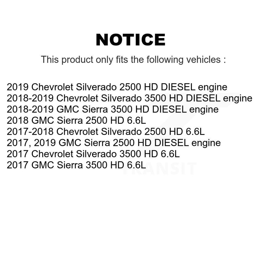 Air Filter 57-WA10695 For Chevrolet Silverado 2500 HD GMC Sierra 3500