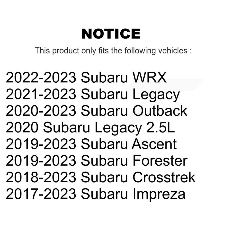 Air Filter 57-WA10713 For Subaru Crosstrek Impreza Forester Ascent Outback Legacy WRX