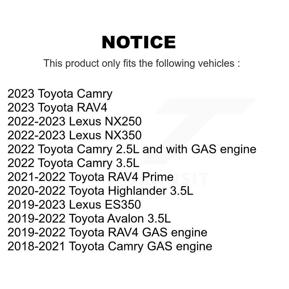 Air Filter 57-WA10859 For Toyota Camry RAV4 Lexus ES350 Avalon Highlander NX250 NX350 Prime