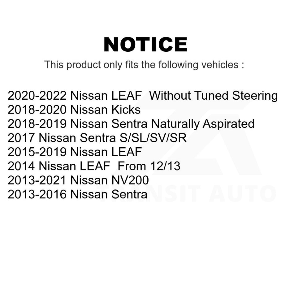 Left Outer Steering Tie Rod End 72-ES800966 For Nissan Sentra NV200 Kicks LEAF