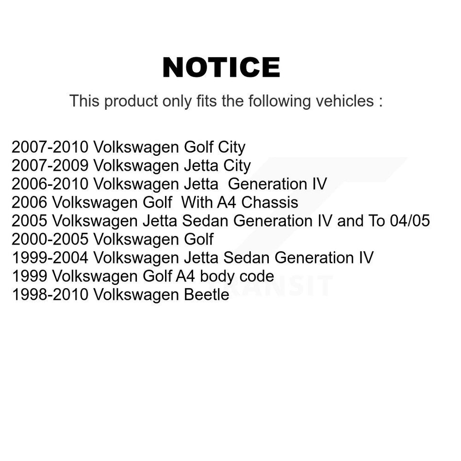 Rear Shock Absorber 78-5984 For Volkswagen Jetta Beetle Golf City