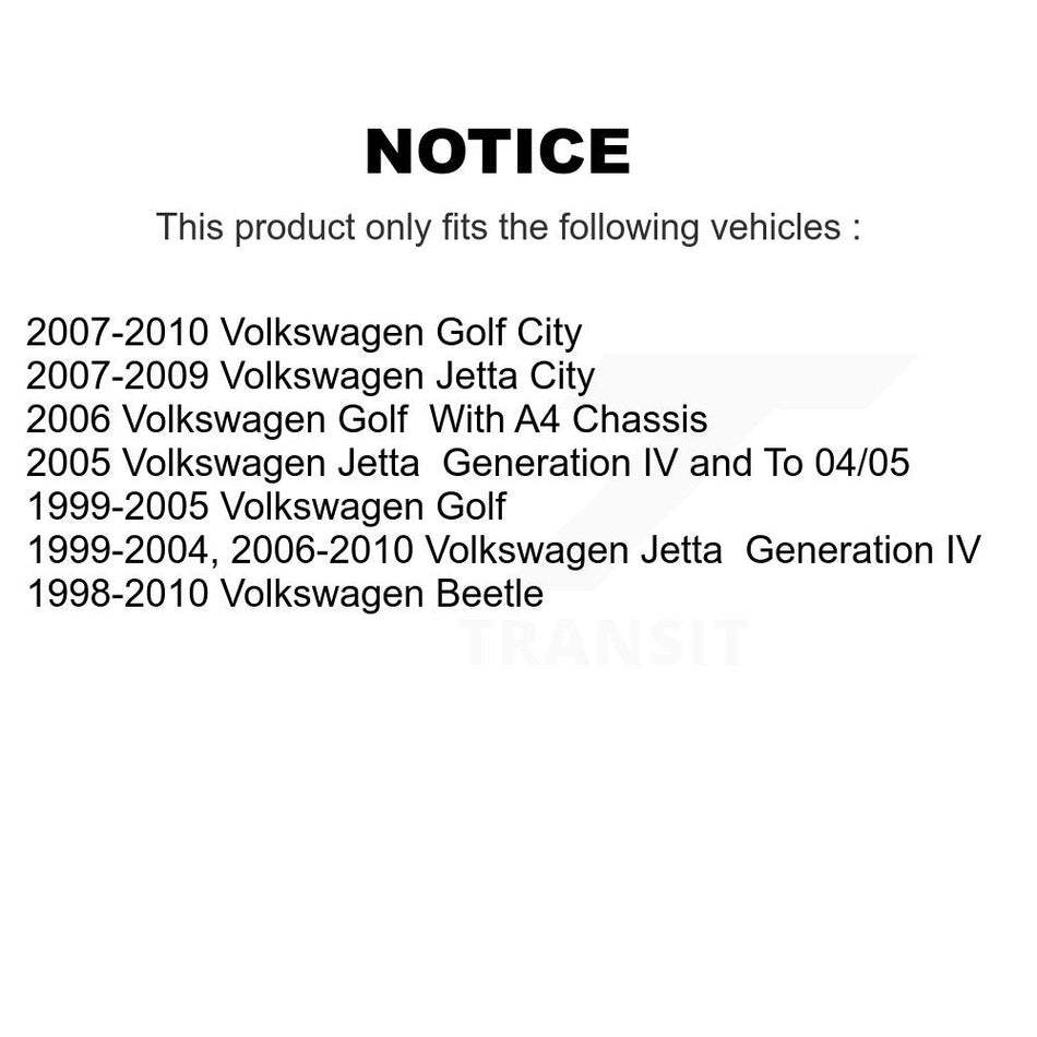 Front Suspension Strut 78-71525 For Volkswagen Jetta Beetle Golf City