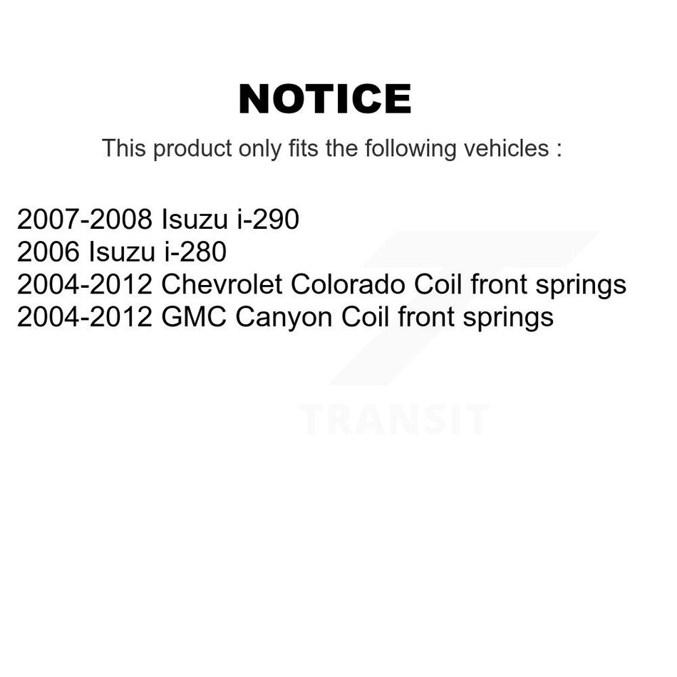 Rear Shock Absorber 78-911228 For Chevrolet Colorado GMC Canyon Isuzu i-290 i-280
