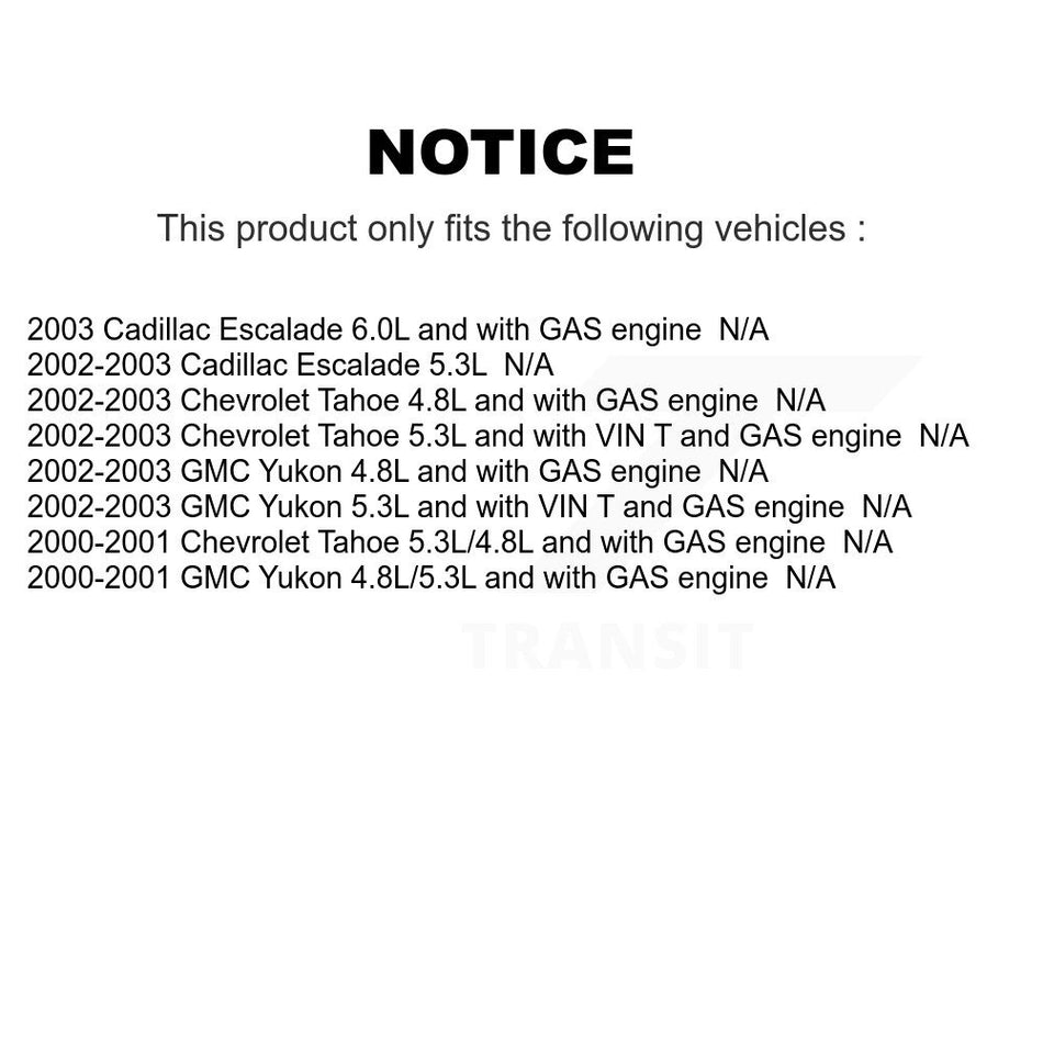 Fuel Pump Module Assembly AGY-00310197 For Chevrolet Tahoe GMC Yukon Cadillac Escalade
