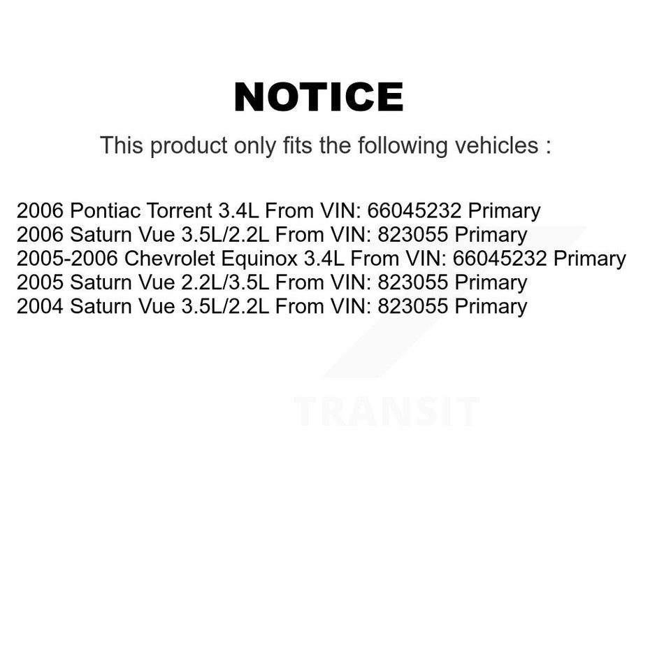 Primary Fuel Pump Module Assembly AGY-00310262 For Chevrolet Equinox Saturn Vue Pontiac Torrent