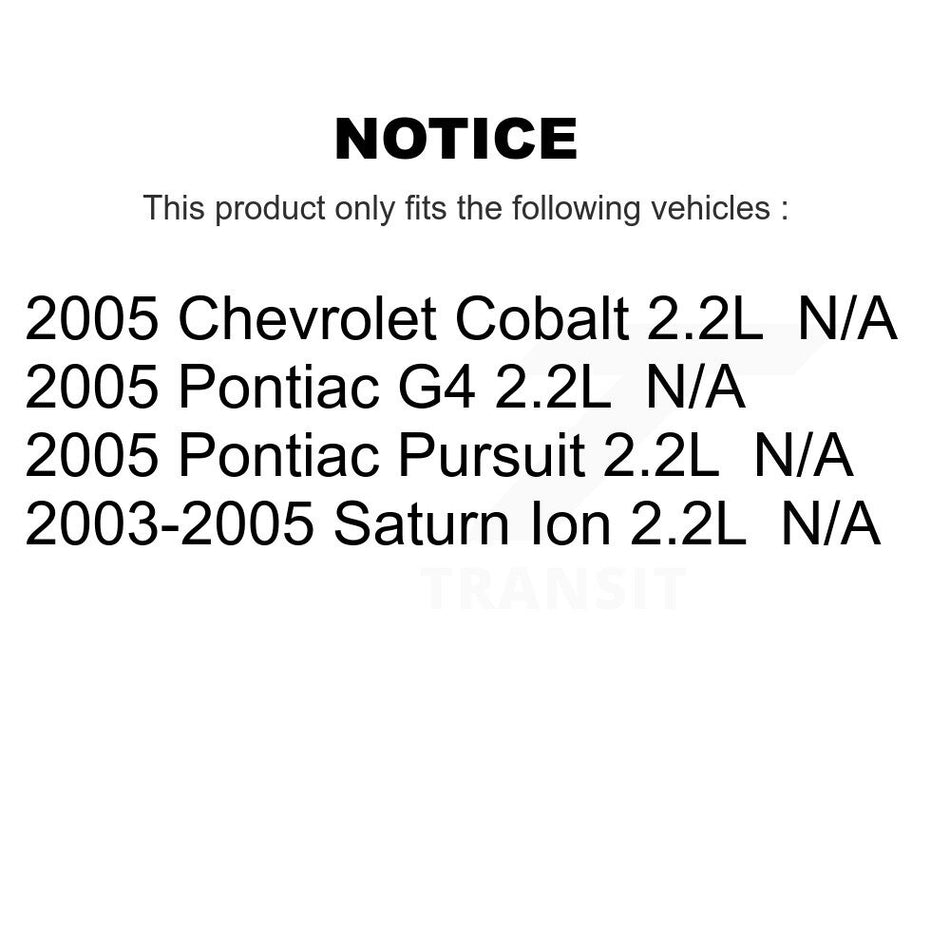 Fuel Pump Module Assembly AGY-00310597 For Saturn Ion Chevrolet Cobalt Pontiac G4 Pursuit 2.2L