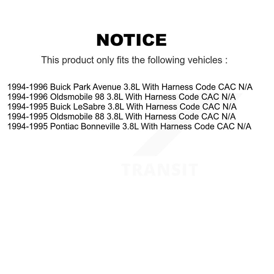 Fuel Pump Sender Assembly AGY-00310901 For Buick LeSabre Park Avenue Oldsmobile 88 98 Pontiac Bonneville With Harness Code CAC 3.8L