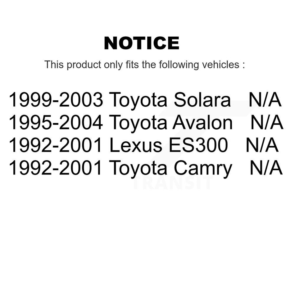 Fuel Tank Strap AGY-01110140 For Toyota Camry Avalon Lexus ES300 Solara