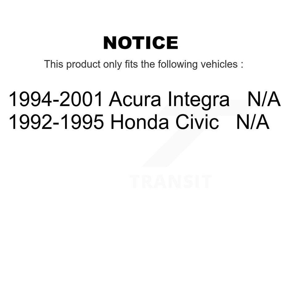 Fuel Tank Strap AGY-01110141 For Honda Civic Acura Integra