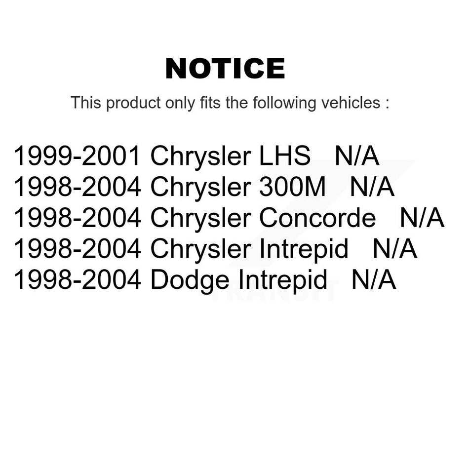 Fuel Tank Strap AGY-01110157 For Chrysler Dodge Intrepid 300M Concorde LHS