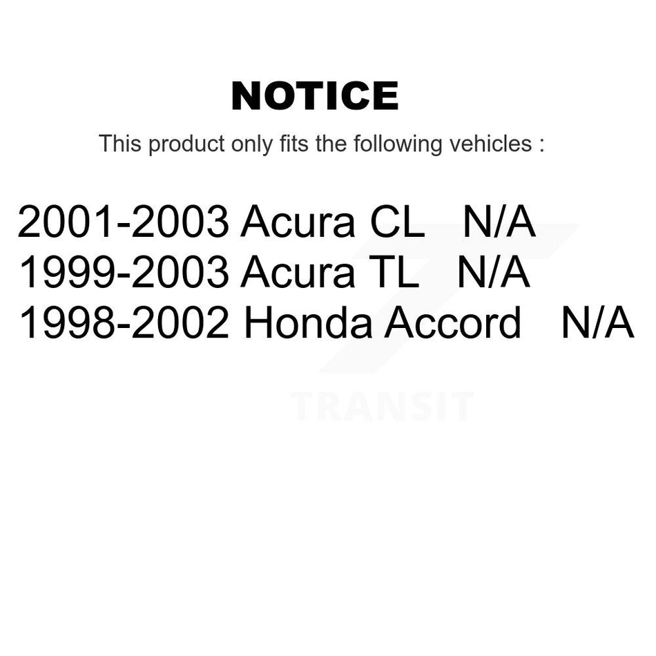 Fuel Tank Strap AGY-01110185 For Honda Accord Acura TL CL