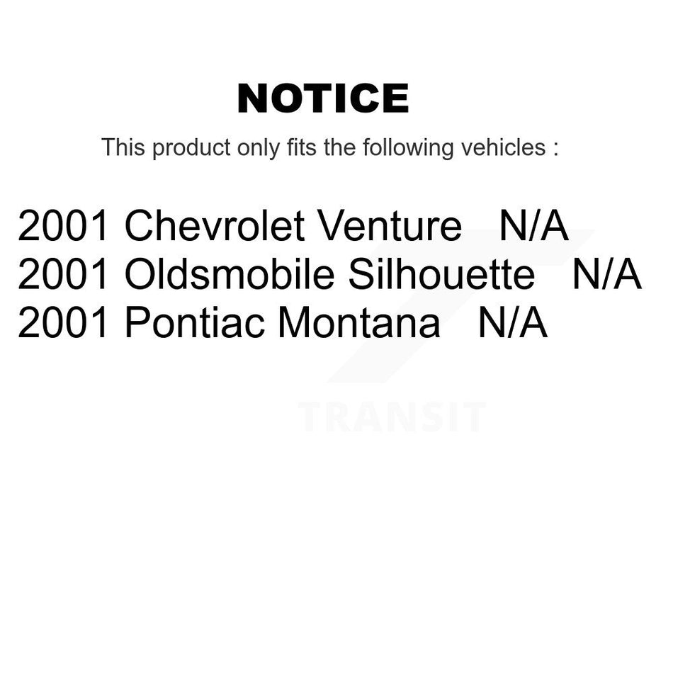 Fuel Tank Strap AGY-01110189 For 2001 Chevrolet Venture Pontiac Montana Oldsmobile Silhouette