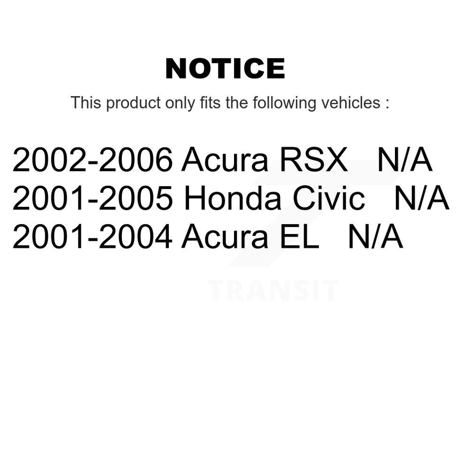 Fuel Tank Strap AGY-01110208 For Honda Civic Acura RSX EL
