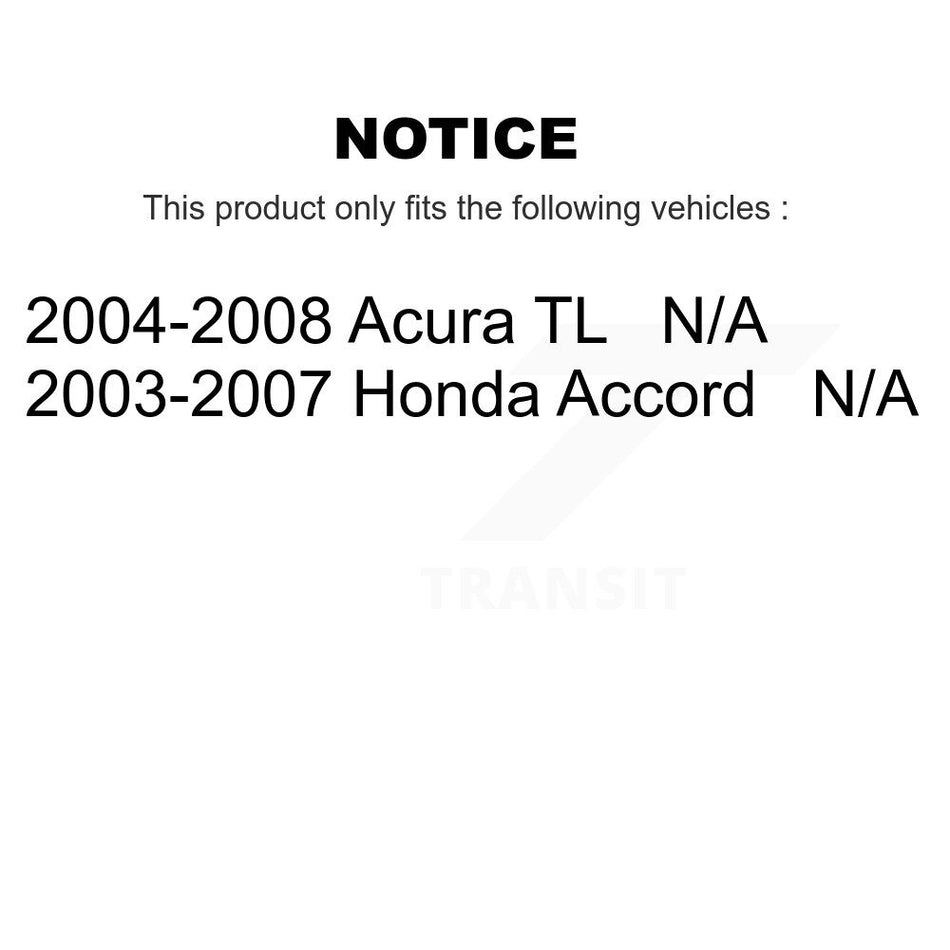 Fuel Tank Strap AGY-01110239 For Honda Accord Acura TL