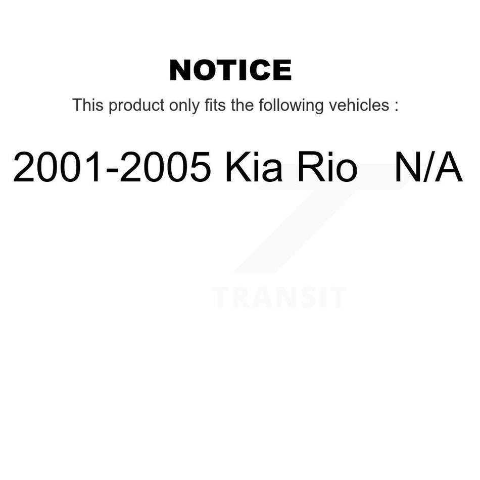 Fuel Tank Strap AGY-01110256 For 2001-2005 Kia Rio
