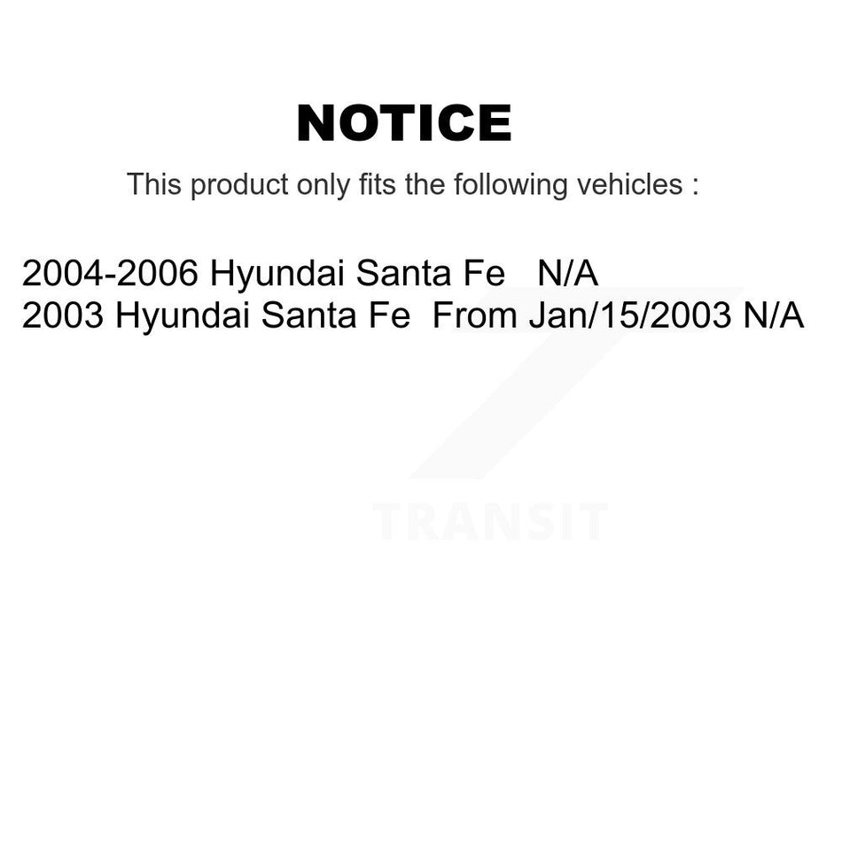 Fuel Tank Strap AGY-01110259 For Hyundai Santa Fe