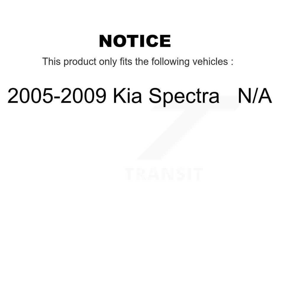 Fuel Tank Strap AGY-01110283 For 2005-2009 Kia Spectra