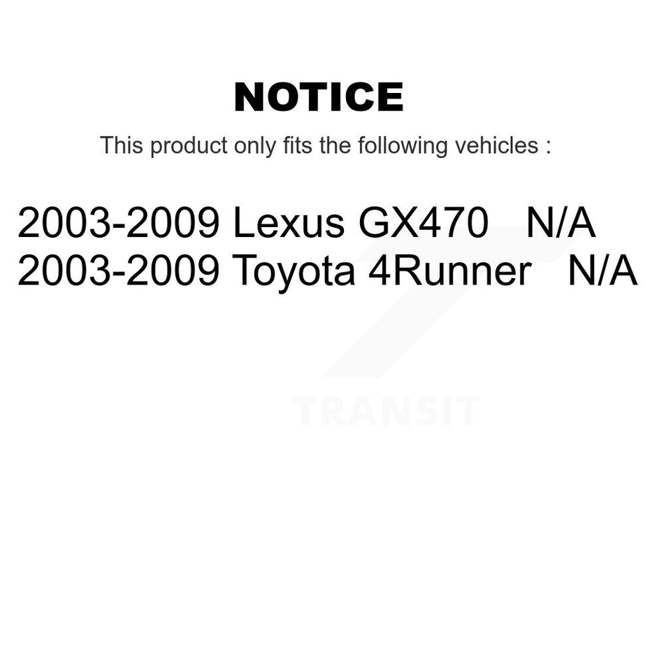 Fuel Tank Strap AGY-01110306 For 2003-2009 Toyota 4Runner Lexus GX470