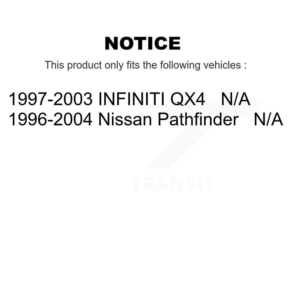 Fuel Tank Strap AGY-01110342 For Nissan Pathfinder INFINITI QX4