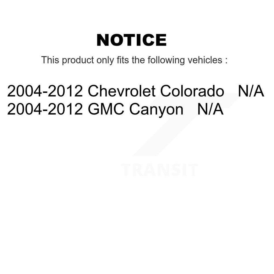 Fuel Tank Strap AGY-01110384 For 2004-2012 Chevrolet Colorado GMC Canyon
