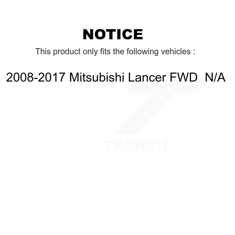 Fuel Tank Strap AGY-01110404 For 2008-2017 Mitsubishi Lancer FWD