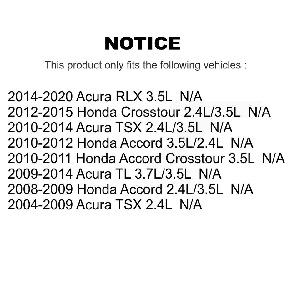 Fuel Tank Strap AGY-01110425 For Honda Accord Acura TSX TL Crosstour RLX