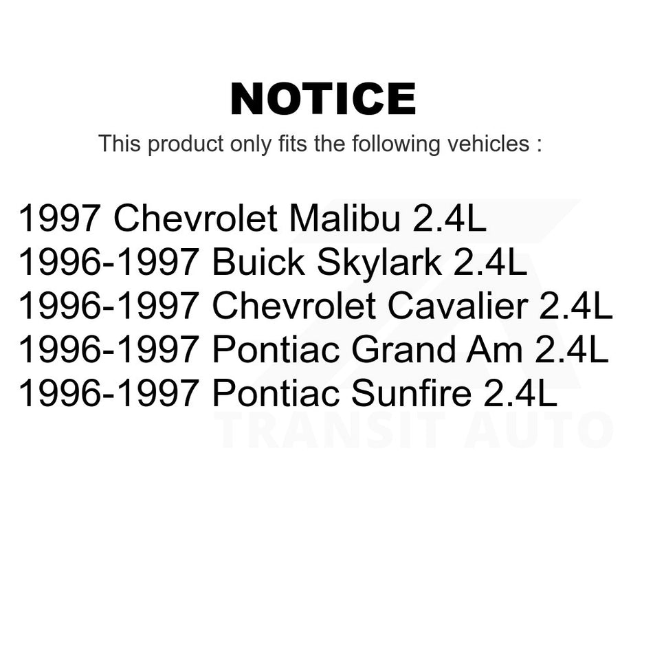 Accessory Drive Belt BAN-5PK1205 For Chevrolet Cavalier Pontiac Grand Am Sunfire Malibu Buick Skylark 2.4L
