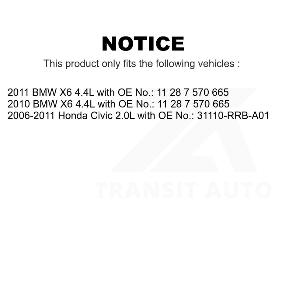 Accessory Drive Belt BAN-7PK1646 For Honda Civic BMW X6
