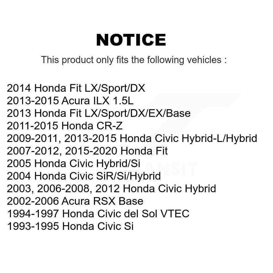Front Ceramic Disc Brake Pads CMX-D948 For Honda Civic Fit Acura RSX ILX CR-Z del Sol