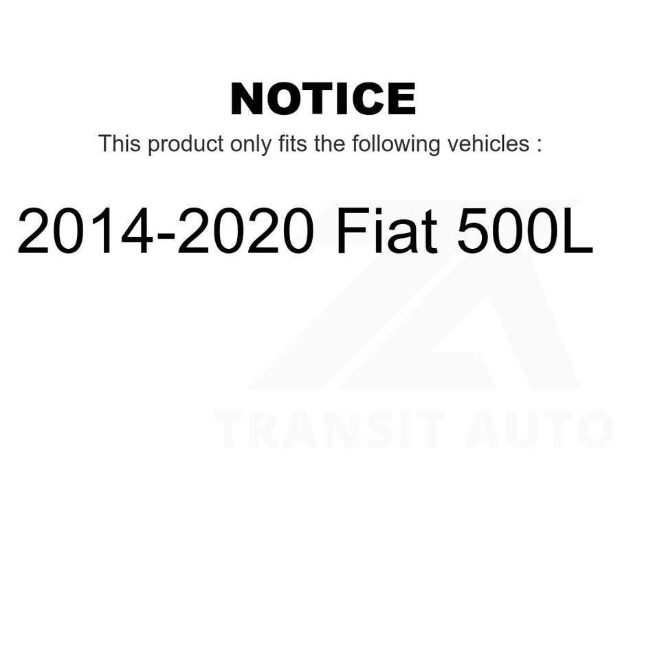 Rear Disc Brake Rotor DS1-781769 For 2014-2020 Fiat 500L